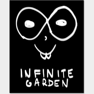 Infinite Garden (white) Posters and Art